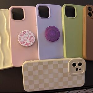 6 iPhone 12/12 Pro Cases- all great condition!